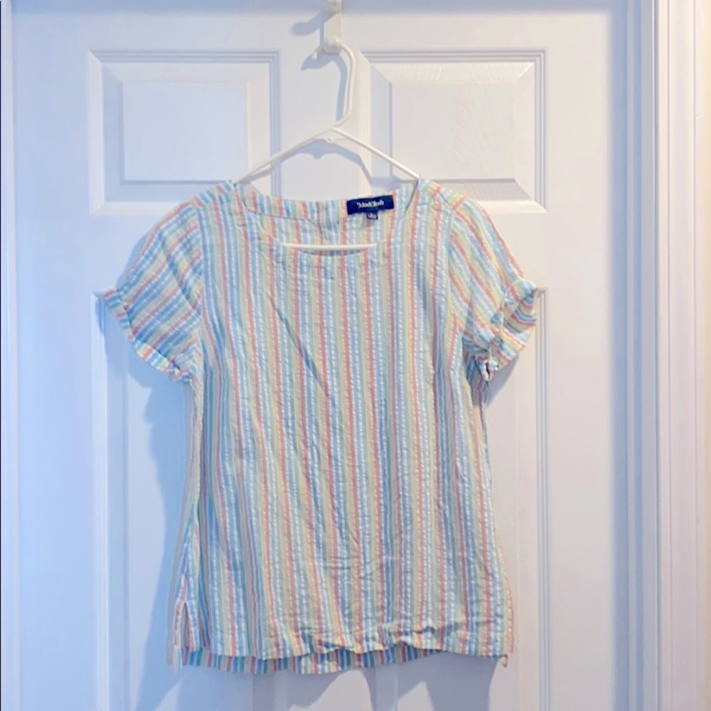 ModCloth Striped Blouse